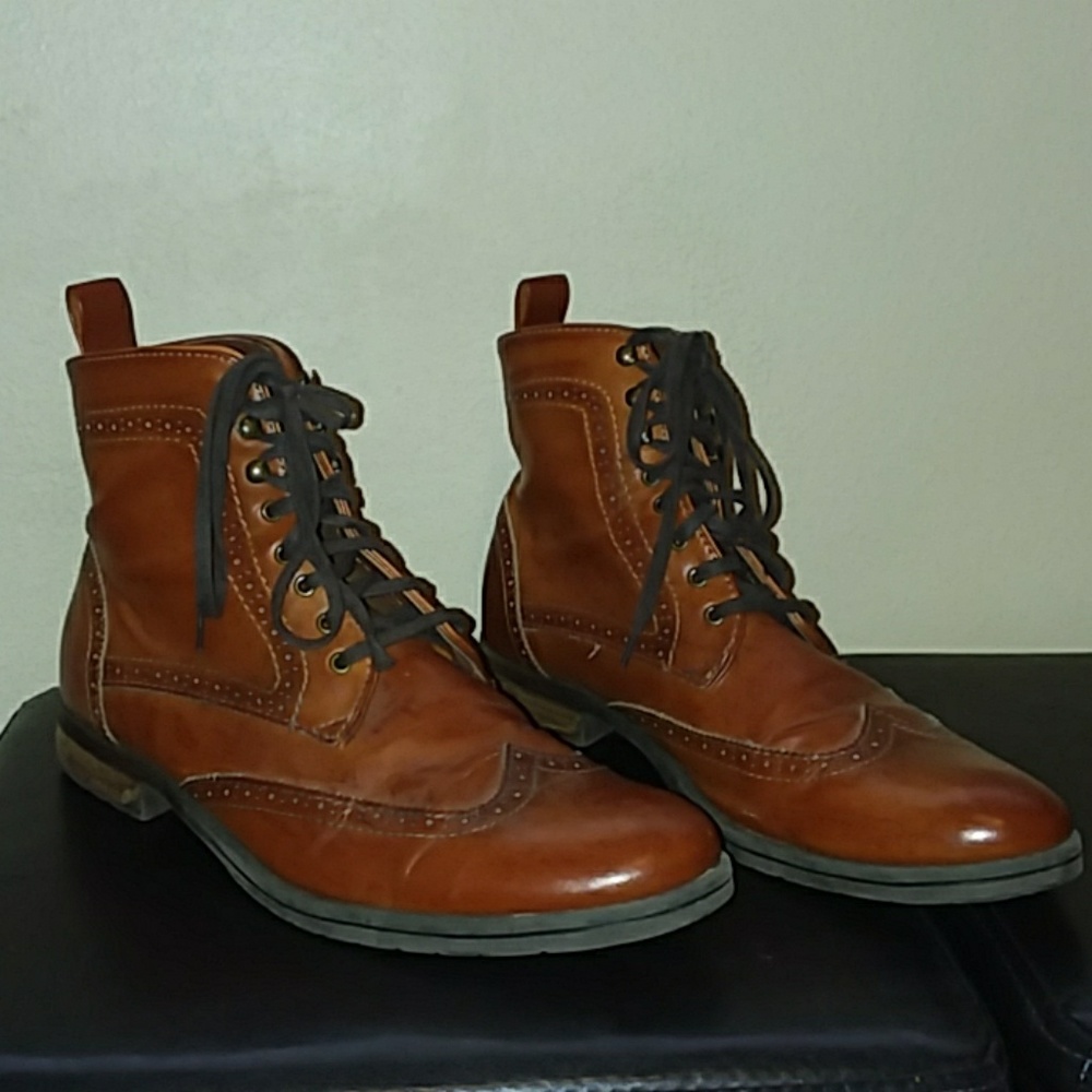 Men's Cognac Boots